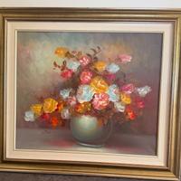 Quadro olio su tela del pittore Fields