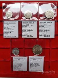 Nepal FAO : Lotto 5 Monete FDC 1974 1983 e 1984.