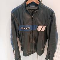 giacca moto in pelle axo