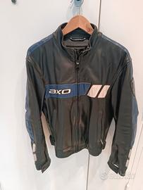 giacca moto in pelle axo