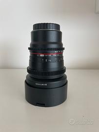 Obbiettivo cine Sammyang 10mm t3.1 (Micro 4/3)