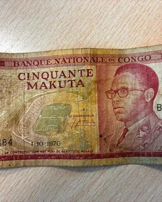 50 Makuta emessa dalla Banque Nationale du Congo 1