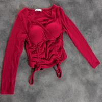 Maglia rosso corallo 