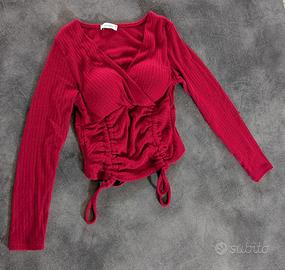 Maglia rosso corallo 