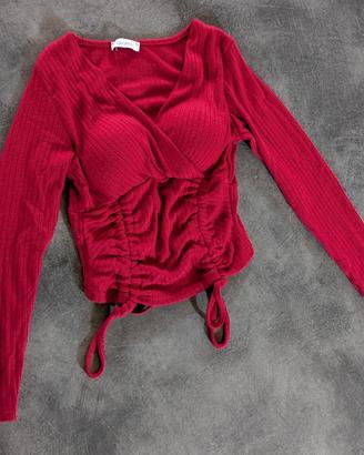 Maglia rosso corallo 