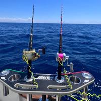 Rocket, 4 portacanne Inox +  porta oggetti