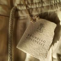 Pantalone Brunello Cucinelli Bianco in Cotone