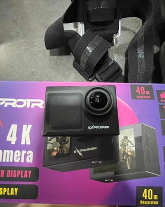 Action cam Exprotrek + acc.