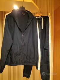 Nike tuta blu e bianca