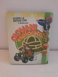 Album Giovani esploratori Hanna-Barbera con carte,