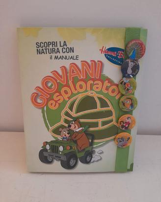 Album Giovani esploratori Hanna-Barbera con carte,