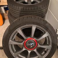 4 Cerchi Fiat 500 Abarth - pneumatici 195/45/R16