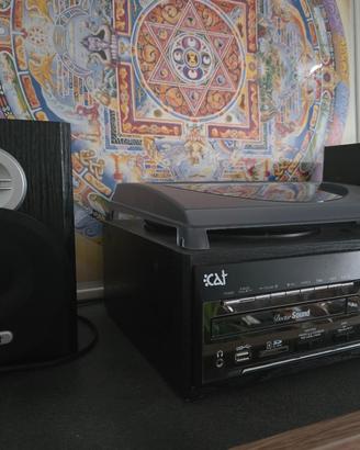 Gira dischi, lettore CD e cassette e radio