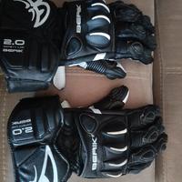 guanti racing in pelle 