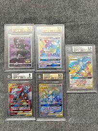 Lotto carte pokemon gradate BGS JP