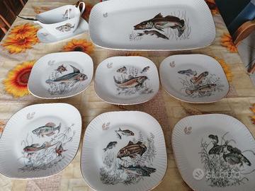 Servizio da pesce Bavaria Vintage 