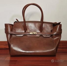 Borsa shopping in vera pelle Anna Cecere.