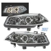 FARI PER RENAULT MEGANE 02-05 ANGEL EYES LED FONDO