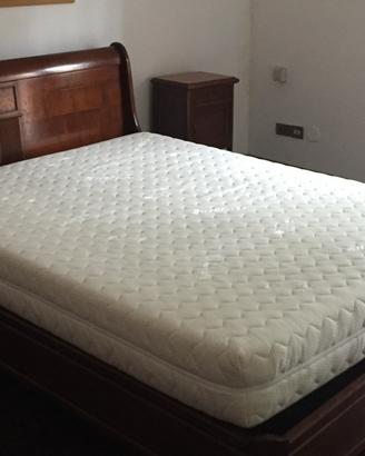 Letto matrimoniale fiorentino in  legno ciliegio