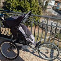 Passeggino sportivo 3 ruote anche per runnig