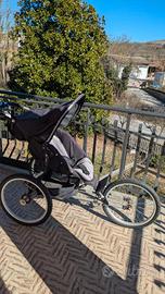Passeggino sportivo 3 ruote anche per runnig