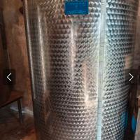 Serbatoio inox per vino