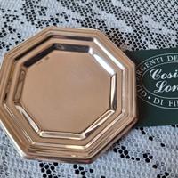 Piattino ottagonale in argento 925 Cosimo Longo