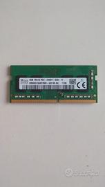 Ram DDR4-2400 Sodimm da 4Gb