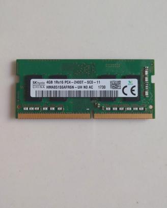 Ram DDR4-2400 Sodimm da 4Gb