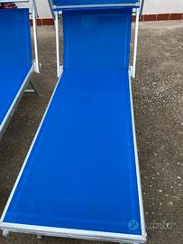 Lettini mare spiaggia giardino piscina