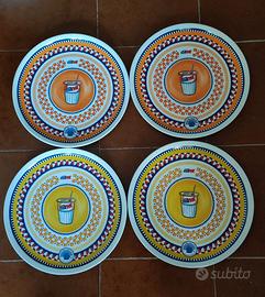Set di 4 piatti da pizza brandizzati Nuovi