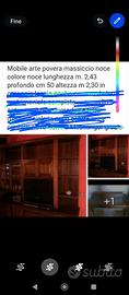 mobile massiccio arte povera 