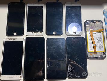 LOTTO DISPLAY APPLE-HUAWEI 9PZ.+BATTERIA P9