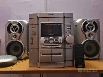 Stereo sony 3 cd + audiocassette