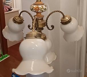 Lampadario country vintage