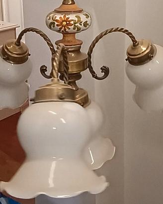 Lampadario country vintage