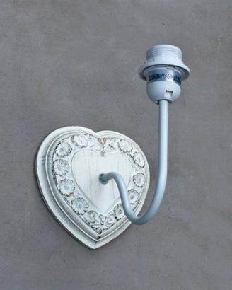 Coppia lampade shabby chic 