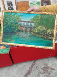 dipinto autografato a firma no certificazicazione