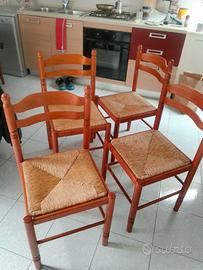  Sedie impagliate da cucina