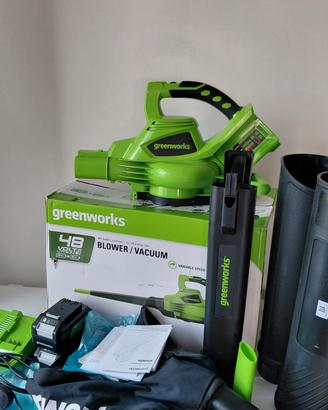 Soffiatore a batteria Greenworks 48V