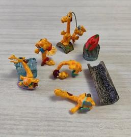 Super Giraffe Kinder sorpresa  1999.Set 7 pezzi.