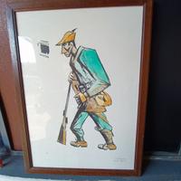 Morando,(vedetta alpina)lito numerata/firmata