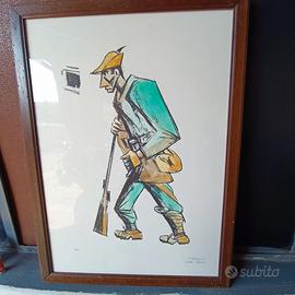 Morando,(vedetta alpina)lito numerata/firmata