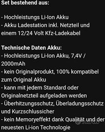 Batteria e carica batteria