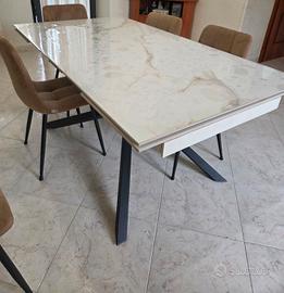 tavolo in gres porcellanato 