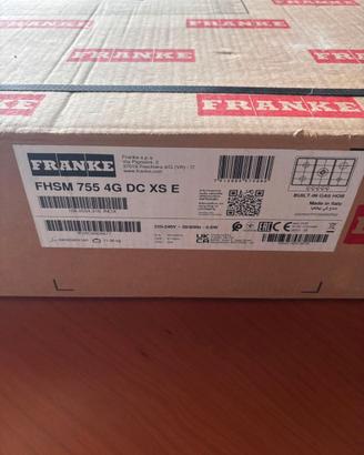 Piano cottura inox gas 75cm