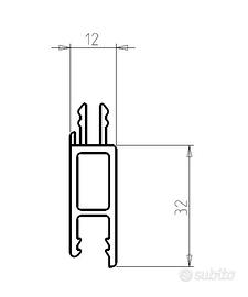 Stecche pvc incastrabili