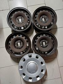 Cerchi ferro 14 Fiat 500 / Punto Classic 4 fori