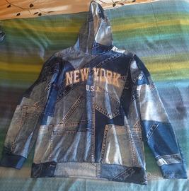 MANFINITY TUTA UOMO CON CAPPUCCIO COMPLETA 