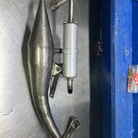 🚀 scarico piaggio 70cc curva alta🚀